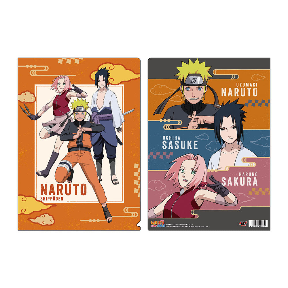 NARUTOA4クリアファイル(A ナルト・サクラ・サスケ)<ジャンプショップ限定>