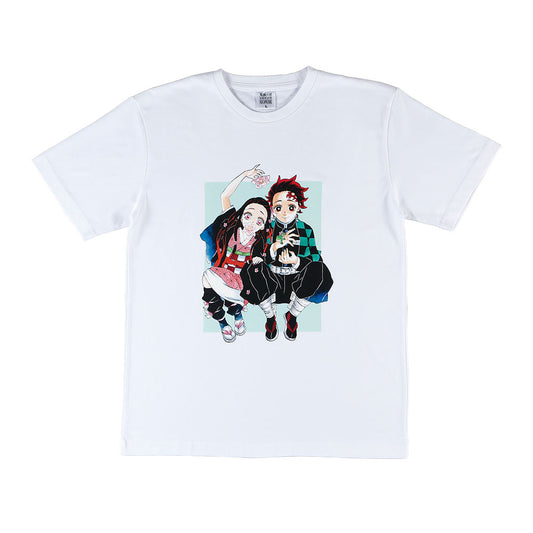 『鬼滅の刃』Ｔシャツ　キービジュアル　Lサイズ＜鬼滅の刃原画展＞