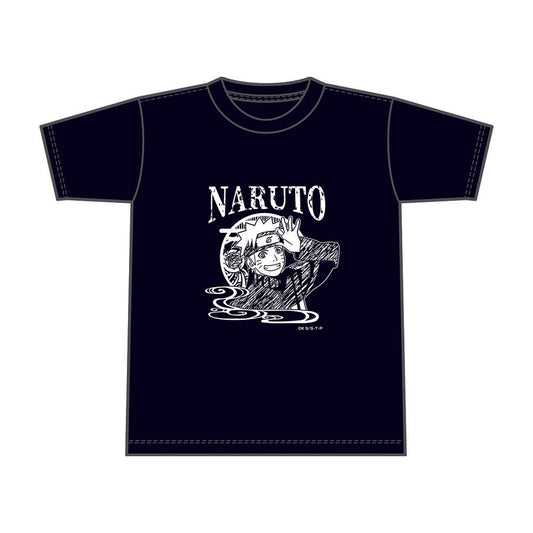 NARUTO-ナルト- 疾風伝　切り絵シリーズ　TシャツVol.2　うずまきナルト L