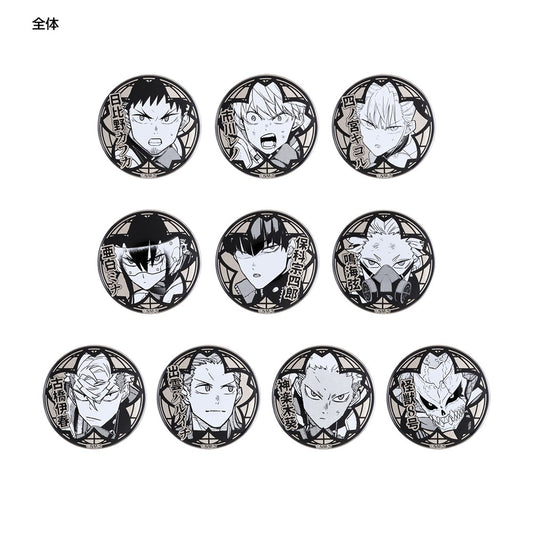 『怪獣８号』白銀バッジコレクション　（全10種／ランダム1種入り）　＜怪獣８号展＞