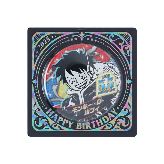 『ONE PIECE』バースデイ缶バッジ　モンキー・D・ルフィ