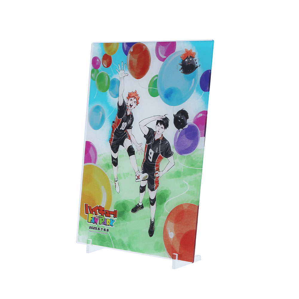 『ハイキュー!!』箔入りアクリルアート キービジュアル <ハイキュー!! FAN PARK>