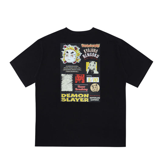 『鬼滅の刃』ポケット付きビッグシルエットTシャツ　“HEROES”　煉獄杏寿郎