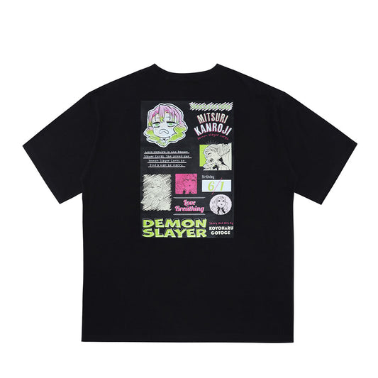 『鬼滅の刃』ポケット付きビッグシルエットTシャツ　“HEROES”　甘露寺蜜璃