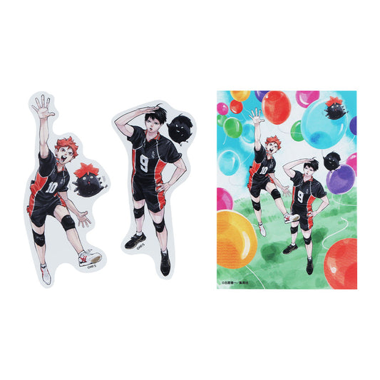 『ハイキュー!!』ダイカットステッカー　3枚セット　キービジュアル　＜ハイキュー!!　FAN PARK＞