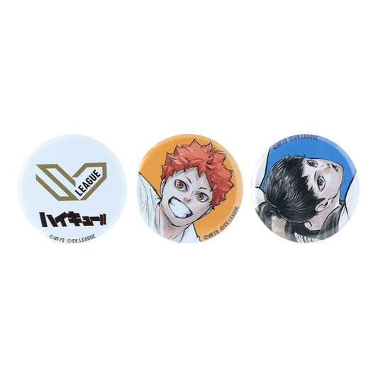 『ハイキュー!!』mini缶バッジ　3個セット　＜SVリーグ＞