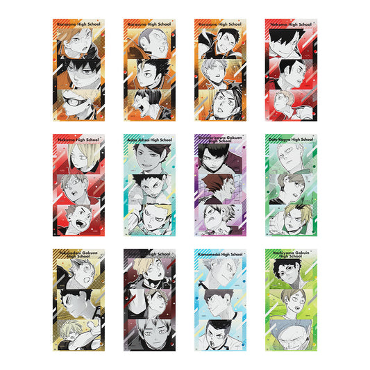 『ハイキュー!!』シールプリントコレクション　第1弾　全種セット　（全12種入り）　＜ハイキュー!!　FAN PARK＞
