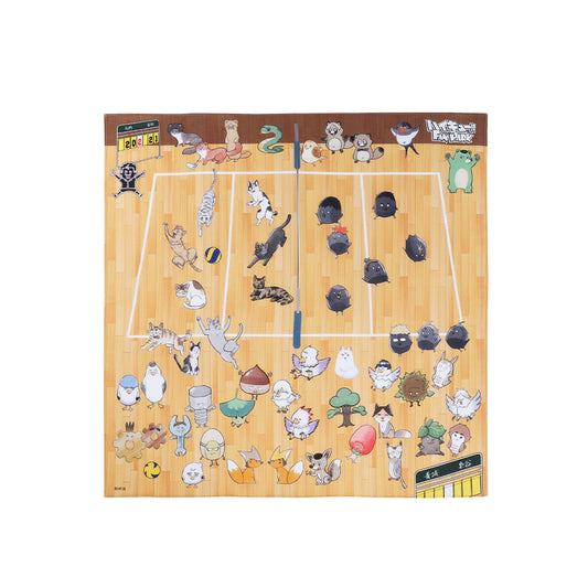 『ハイキュー!!』ハンカチ　動物＆モチーフVer.　［コート］　＜ハイキュー!!　FAN PARK＞