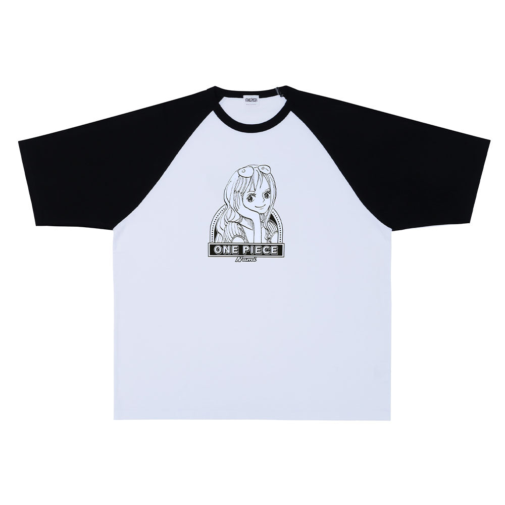 『ONE PIECE』ラグランTシャツ　“HEROES”　ナミ