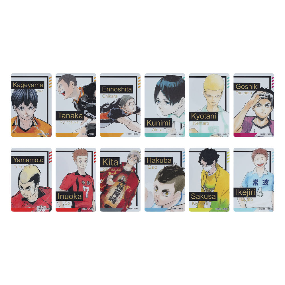 ハイキュー!!』箔押しクリアカードコレクション 12枚セット （全
