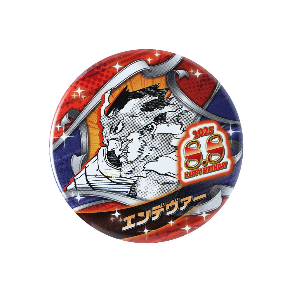 僕のヒーローアカデミア 缶バッジ&特製ホルダー エンデヴァー 9点 僕のヒーローアカデミア』バースデイ缶バッジ エンデヴァー