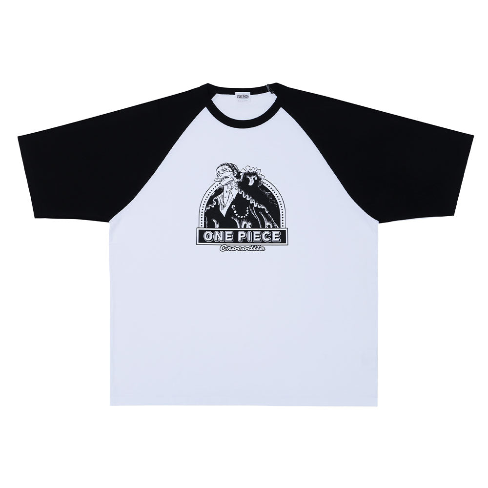 ワンピース　クロコダイル　バースデイラグランTシャツ ONE PIECE』ラグランTシャツ “HEROES” クロコダイル – JUMP SHOP
