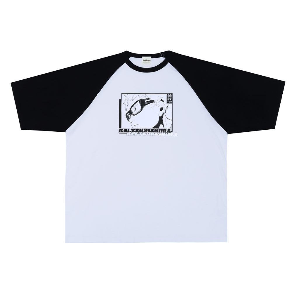 『ハイキュー!!』ラグランTシャツ　“HEROES”　月島蛍
