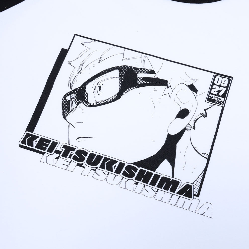 『ハイキュー!!』ラグランTシャツ　“HEROES”　月島蛍