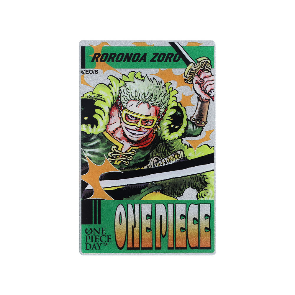 『ONE PIECE』メタリックアクリルカード　ゾロ　＜ONE PIECE DAY’25＞