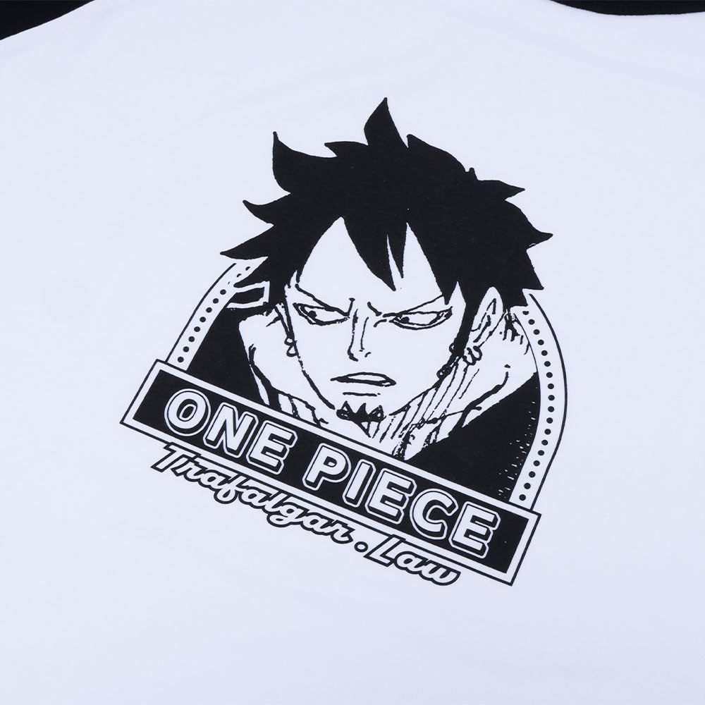 『ONE PIECE』ラグランTシャツ　“HEROES”　トラファルガー・ロー