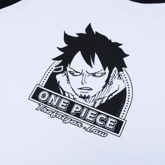 『ONE PIECE』ラグランTシャツ　“HEROES”　トラファルガー・ロー