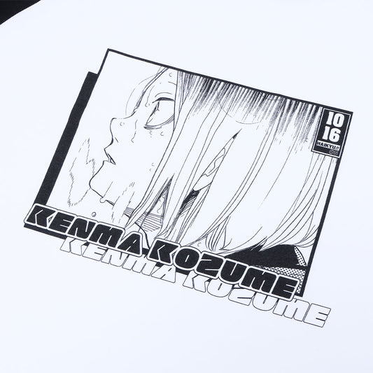 『ハイキュー!!』ラグランTシャツ　“HEROES”　孤爪研磨