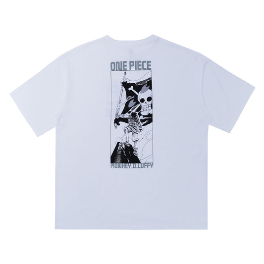 『ONE PIECE』Tee White　モンキー・D・ルフィ　Mサイズ