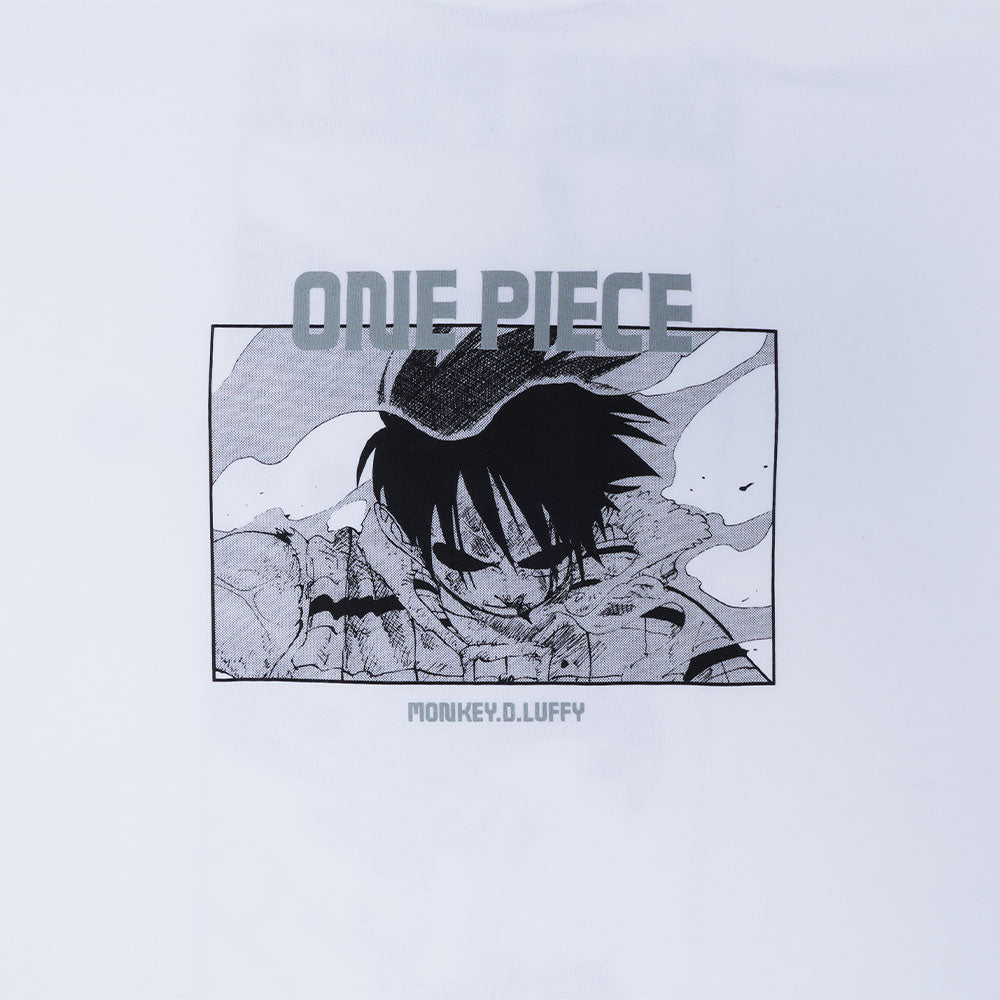 『ONE PIECE』Tee White　モンキー・D・ルフィ　Mサイズ