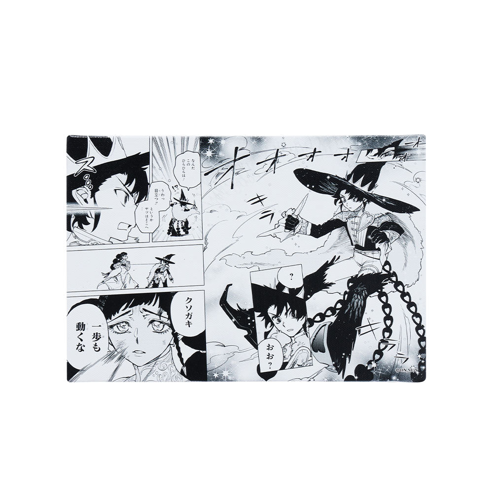 『魔男のイチ』名場面アートボード　「クソガキ　一歩も動くな」　［JUMP ART BOARD GALLERY］