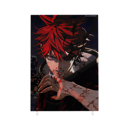 『極楽街』箔入りアクリルアート　－第20話　愛を喰らえ！－