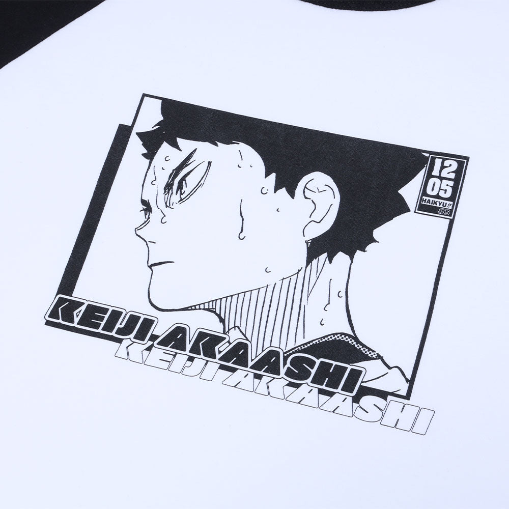 『ハイキュー!!』ラグランTシャツ　“HEROES”　赤葦京治