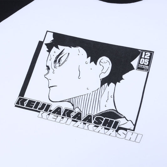 『ハイキュー!!』ラグランTシャツ　“HEROES”　赤葦京治