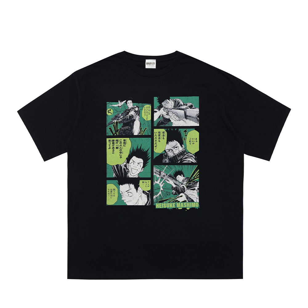 『SAKAMOTO DAYS』ビッグシルエットTシャツ　“HEROES”　眞霜平助