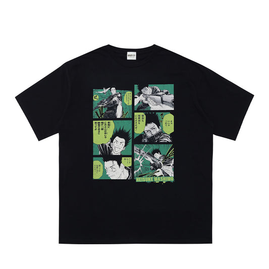 『SAKAMOTO DAYS』ビッグシルエットTシャツ　“HEROES”　眞霜平助