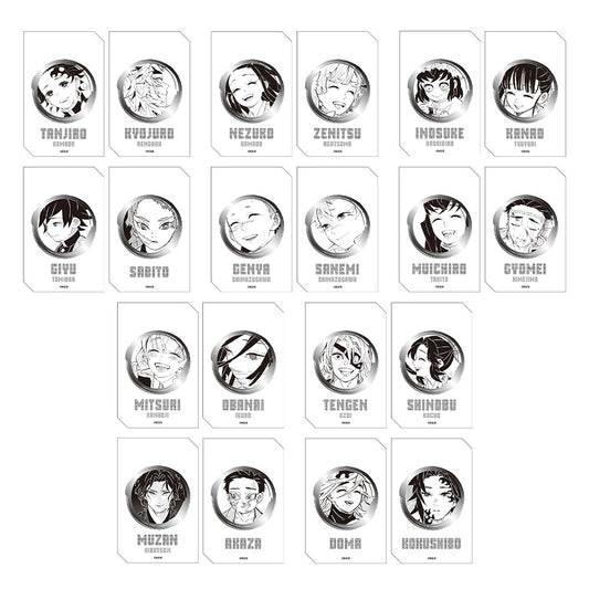 『鬼滅の刃』キャラクターズホロカードコレクション2枚入り　第1弾　（全10組／ランダム1組入り）