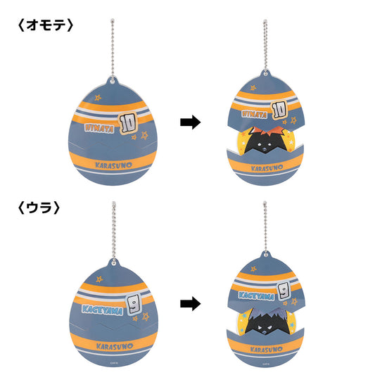 『ハイキュー!!』飛び出す！アクリルキーホルダー　［ヒナガラス＆カゲガラス］