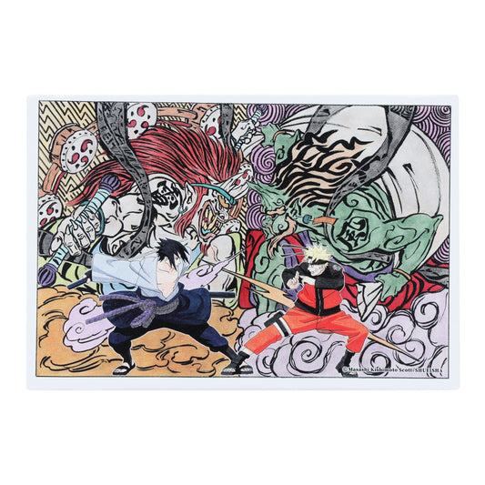 『NARUTO-ナルト-』フルカラーアートボード　うずまきナルト＆うちはサスケ