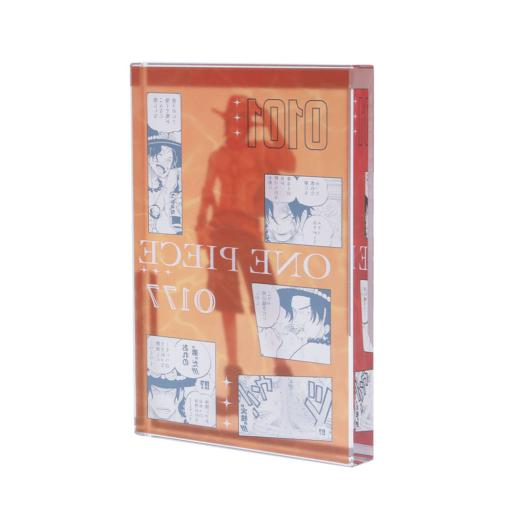 ONE PIECE』アクリルブロック “HEROES” ポートガス・D・エース – JUMP