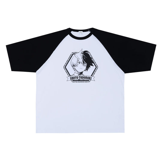 『僕のヒーローアカデミア』ラグランTシャツ　“HEROES”　轟焦凍
