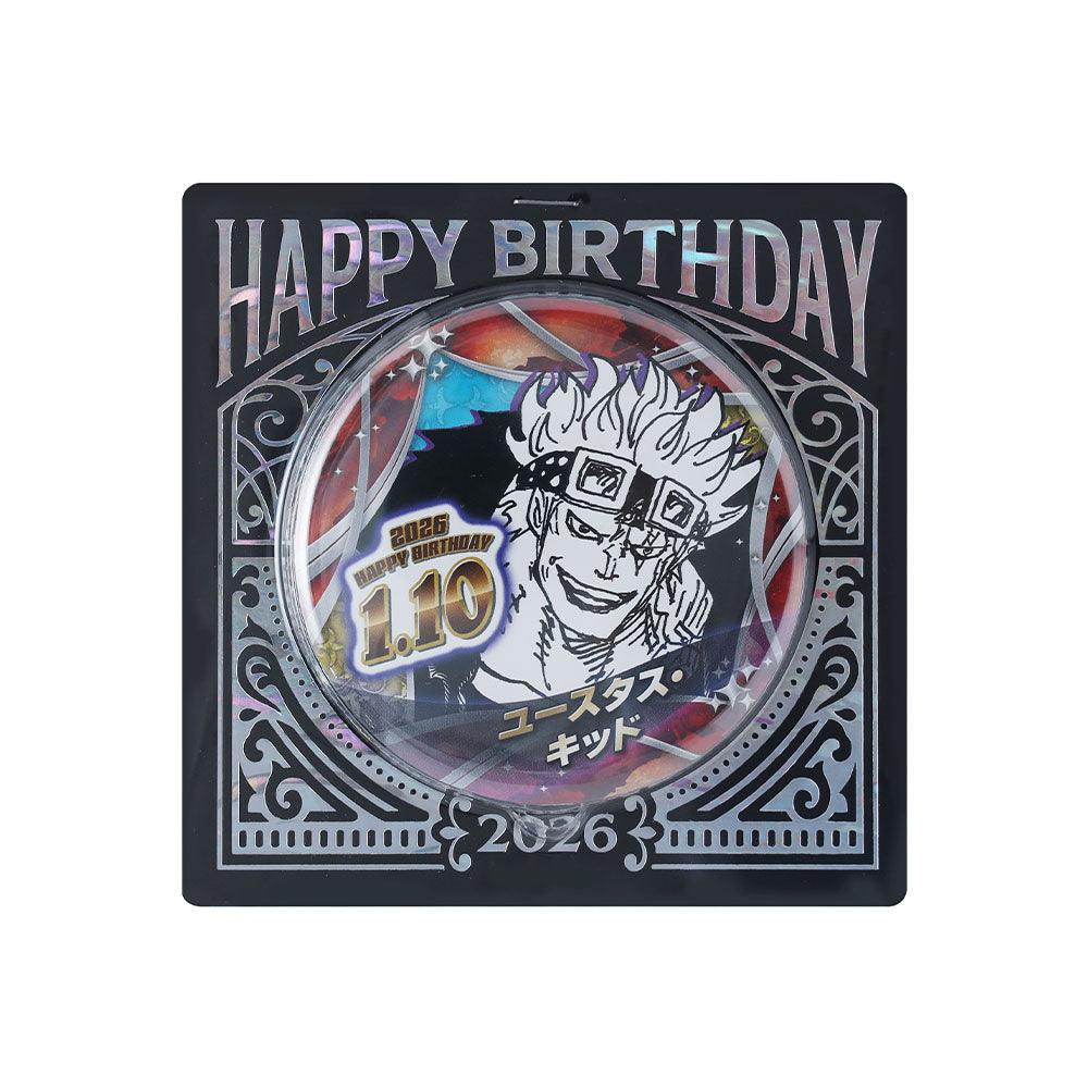 『ONE PIECE』バースデイ缶バッジ　ユースタス・キッド