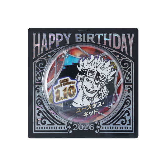 『ONE PIECE』バースデイ缶バッジ　ユースタス・キッド
