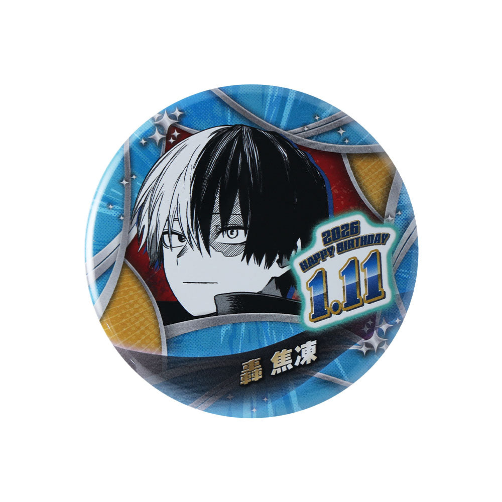『僕のヒーローアカデミア』バースデイ缶バッジ　轟焦凍