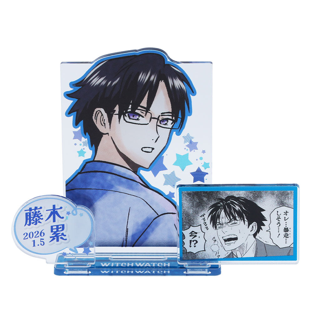 『ウィッチウォッチ』バースデイ名場面ジオラマフィギュア－kirat☆－　（箔入りアクリル）　藤木累