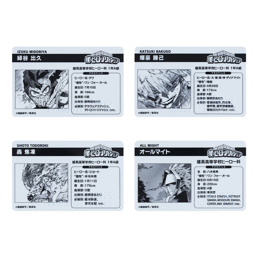 『僕のヒーローアカデミア』バースデイコレクションカード2026　4枚セット（緑谷出久／爆豪勝己／轟焦凍／オールマイト）