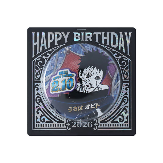 『NARUTO-ナルト-』バースデイ缶バッジ　うちはオビト