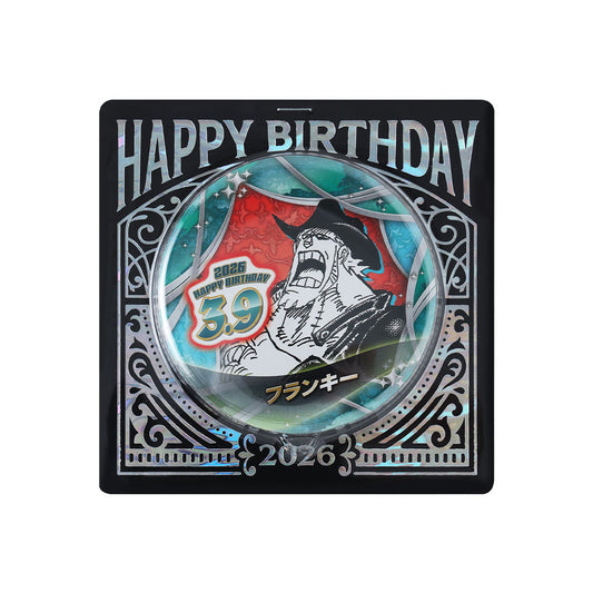 『ONE PIECE』バースデイ缶バッジ　フランキー