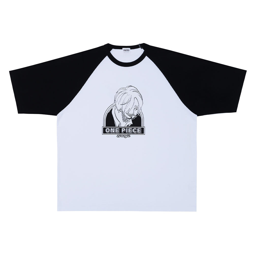 『ONE PIECE』ラグランTシャツ　“HEROES”　サンジ