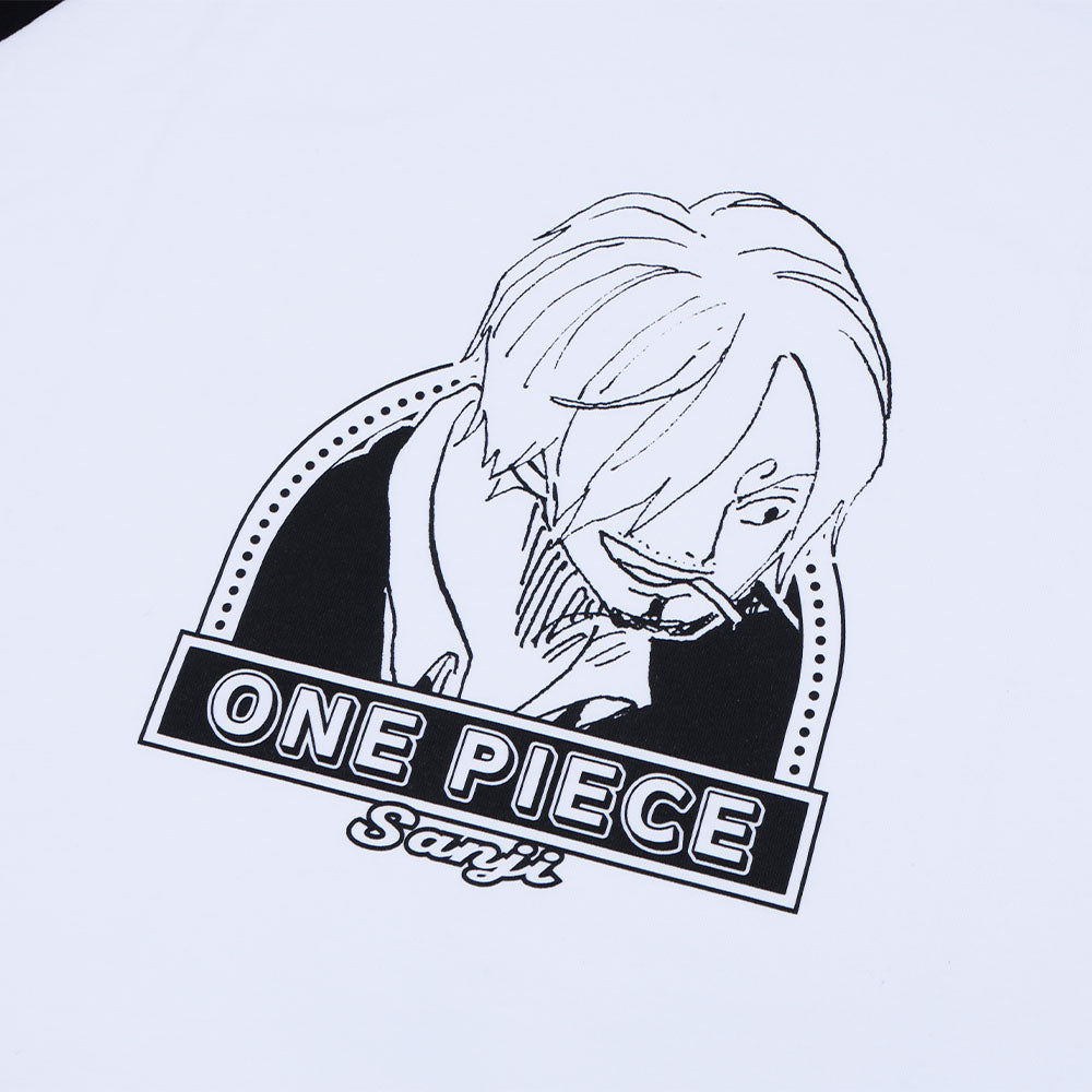 『ONE PIECE』ラグランTシャツ　“HEROES”　サンジ
