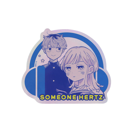 『さむわんへるつ』オーロラシャインステッカー（100×100mm以内変形サイズ）