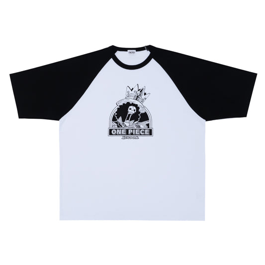 『ONE PIECE』ラグランTシャツ　“HEROES”　ブルック