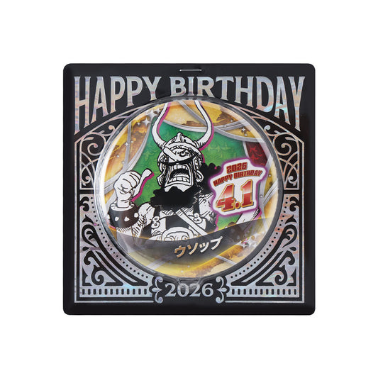 『ONE PIECE』バースデイ缶バッジ　ウソップ