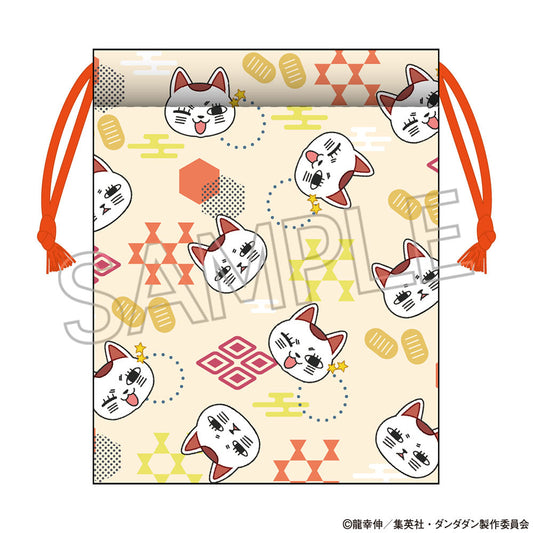 ダンダダン　巾着　　ターボババア　総柄