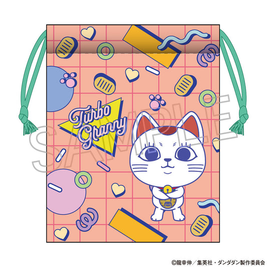 ダンダダン　巾着　　ターボババア　ワンポイント