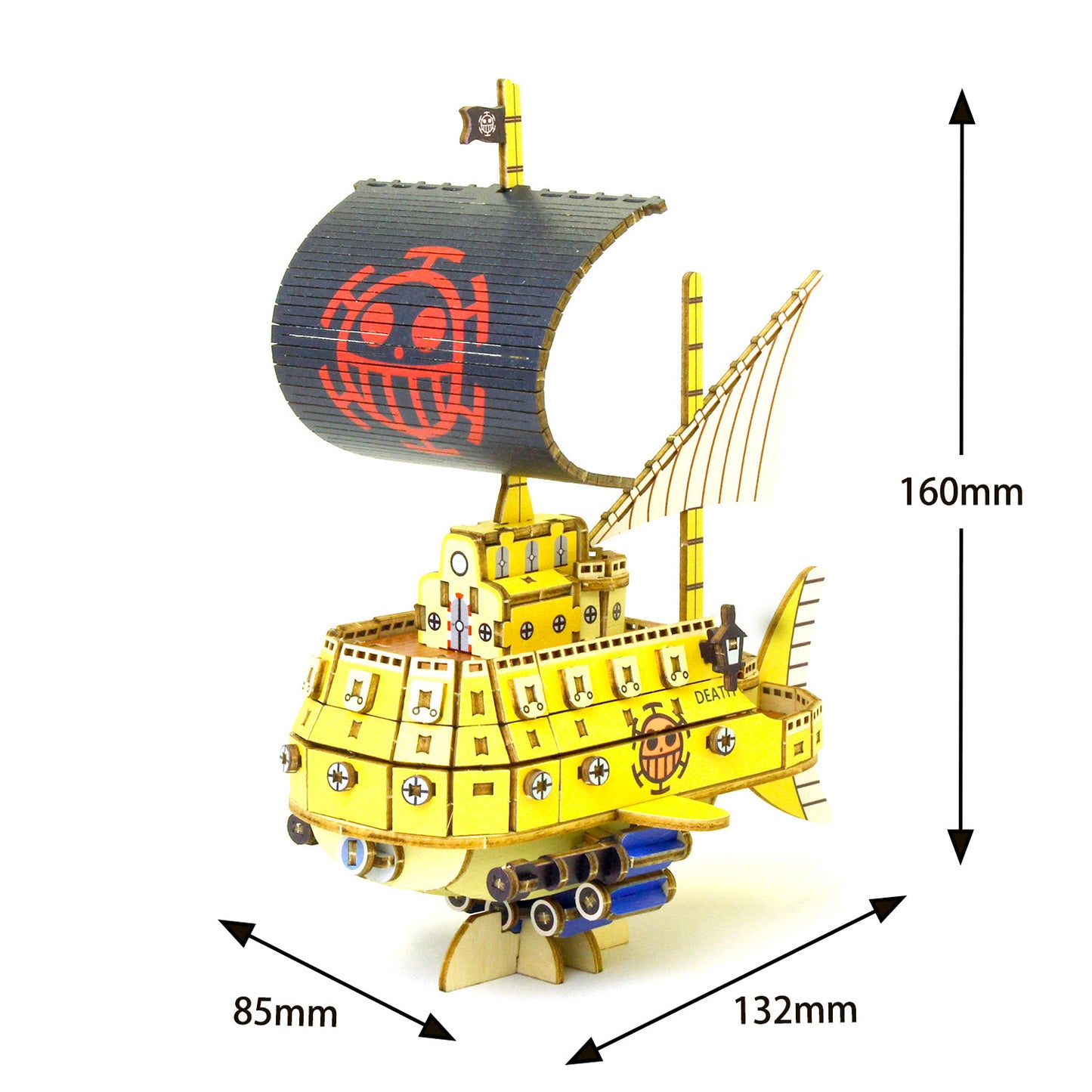Wooden Art ki-gu-mi　ワンピース　トラファルガー・ローの潜水艦
